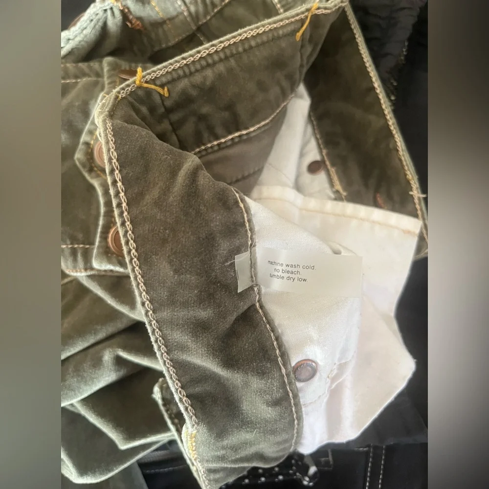 Twill twenty two velvet pants - Picture 9 of 11